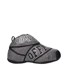 Off-White Zwarte katoenen sneakers