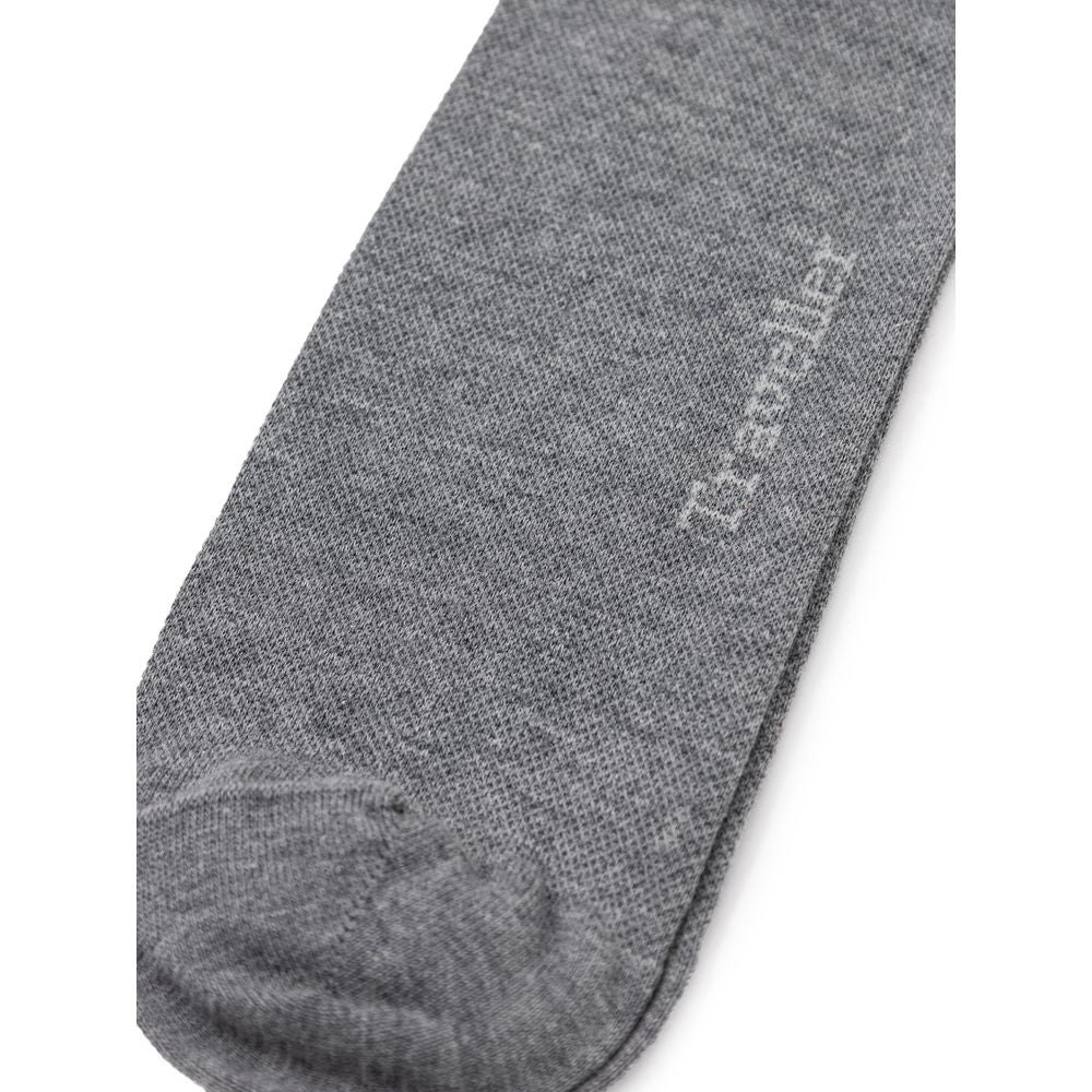 ZEGNA Grijze Katoenen Sokken