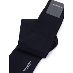 ZEGNA Marineblaue Socken aus Wolle
