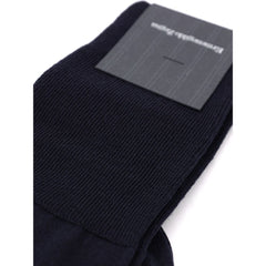 ZEGNA Marineblaue Socken aus Wolle