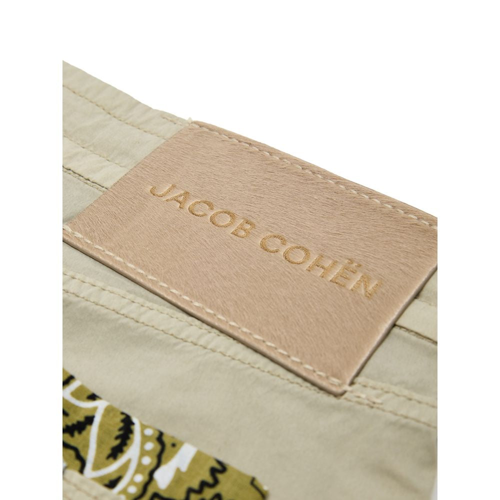 Jacob Cohen Beige Freizeithose aus Baumwolle