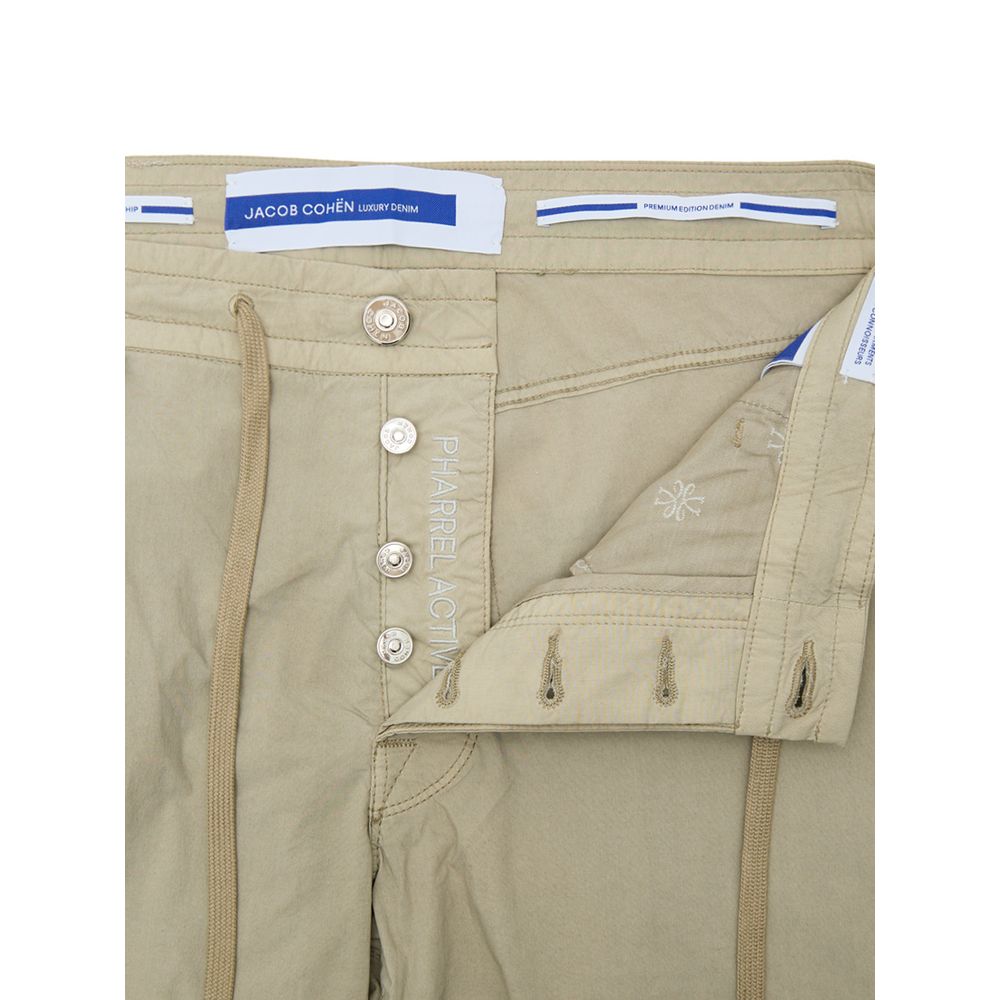 Jacob Cohen Beige Freizeithose aus Baumwolle