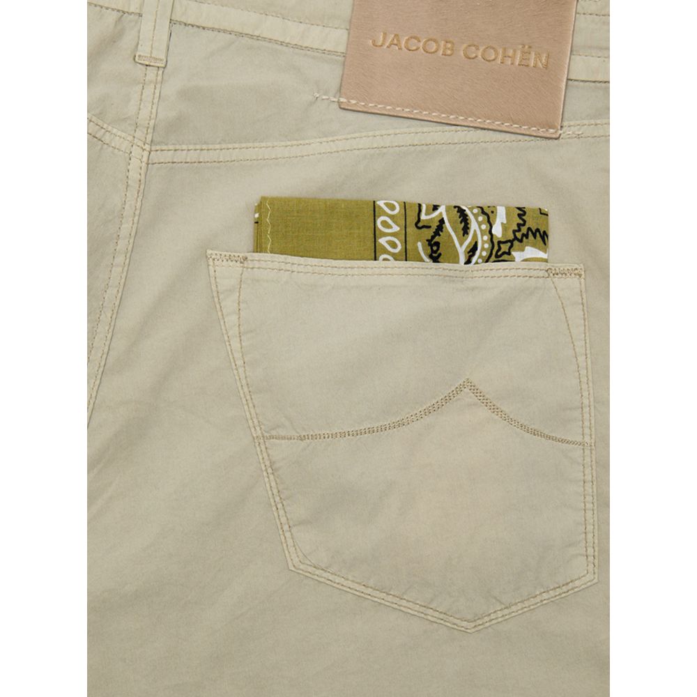 Jacob Cohen Beige Freizeithose aus Baumwolle