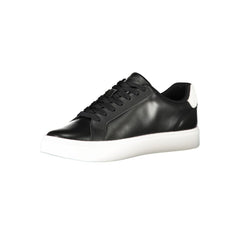 Calvin Klein Black Leather Men Sneaker