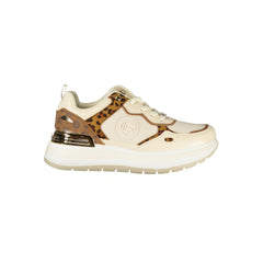 Laura Biagiotti Beige Polyester Women Sneaker