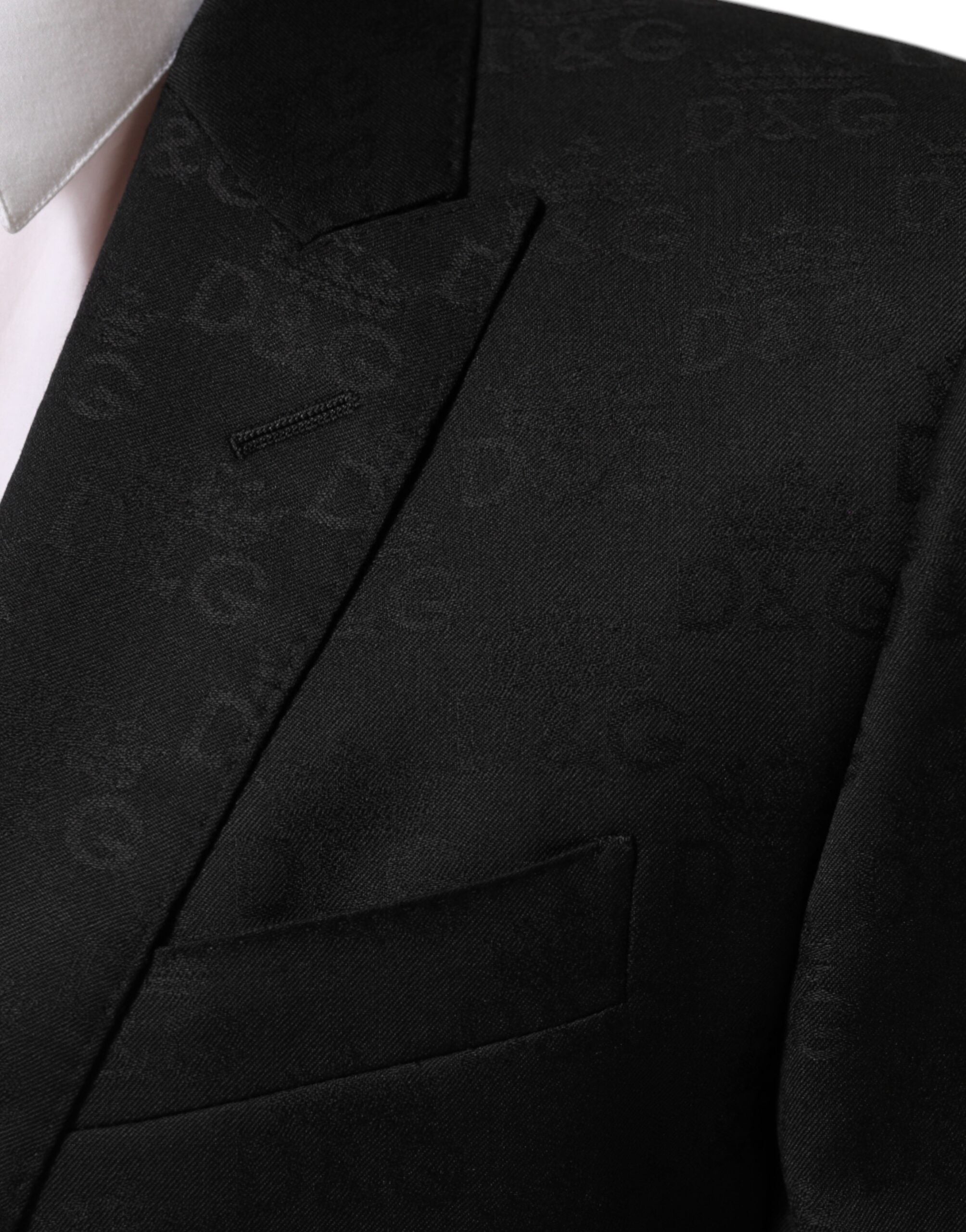 Dolce & Gabbana Schwarzes MARTINI Sakko mit 2 Knöpfen