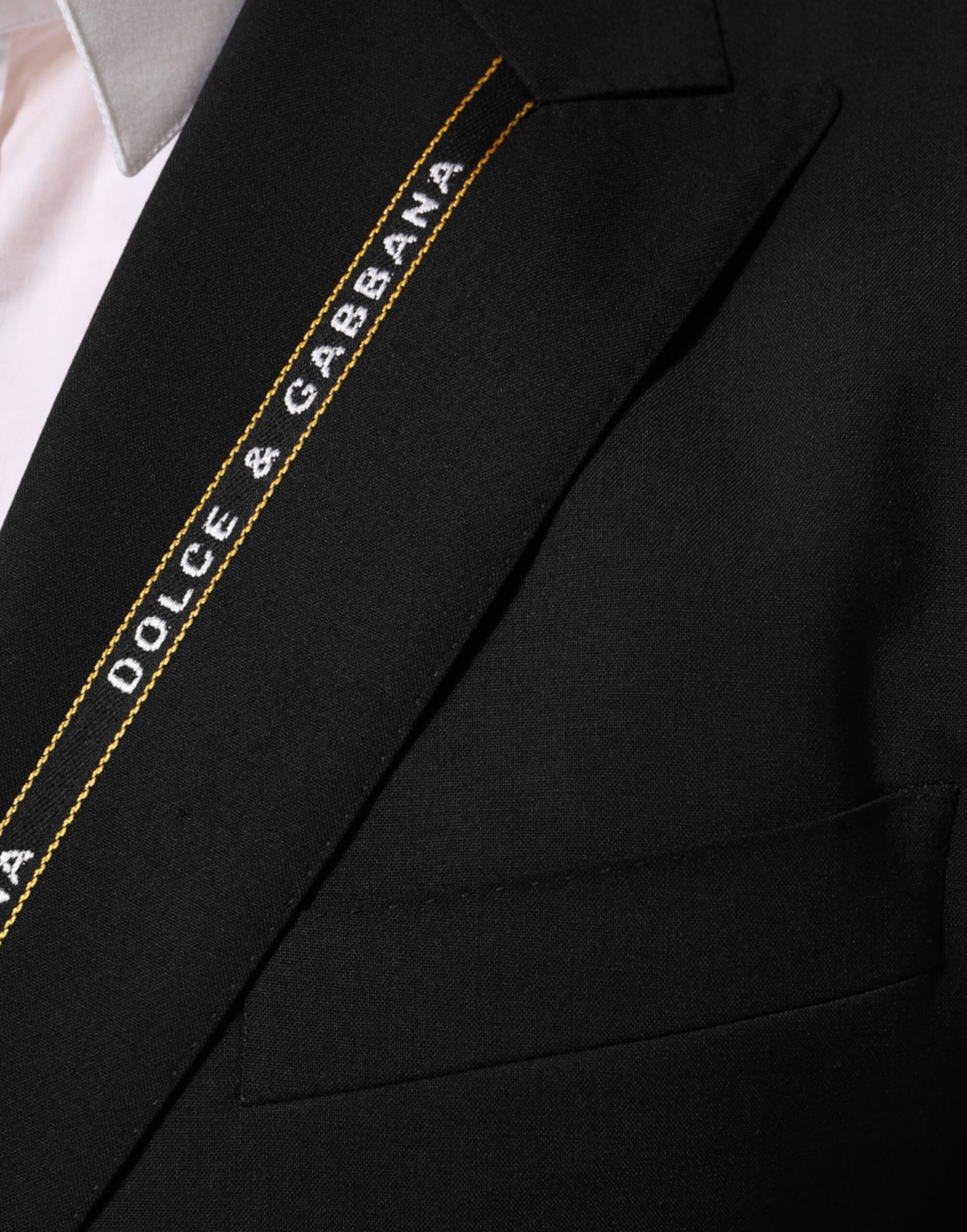 Dolce & Gabbana Schwarze SICILIA Zweireiher Sakko Blazer