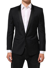 Dolce & Gabbana Zwart GOUD 1 Knoop Pak Jasje Heren Blazer