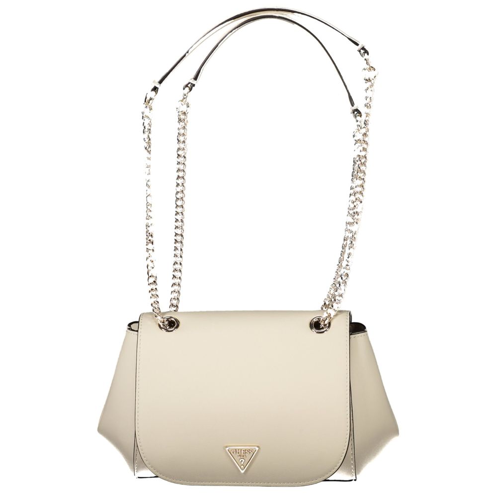 Guess Jeans Bianco Poliuretano Damen Handtasche