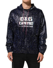 Dolce & Gabbana Blauw D&G Game Hooded Heren Sweatshirt Trui