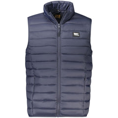 Cavalli Class Blue Polyester Men Jacket