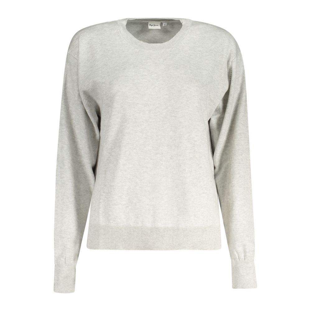 Pepe Jeans Gray Cotton Women Sweater