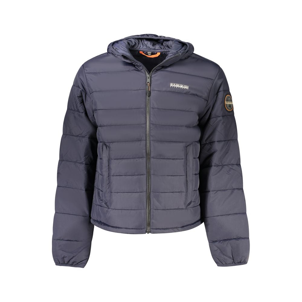 Napapijri Blaue Polyamid Herrenjacke