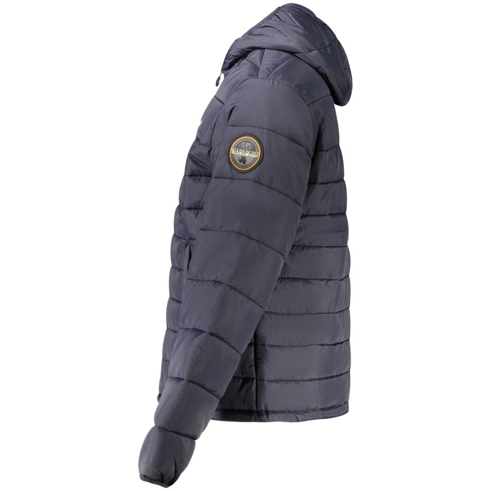 Napapijri Blaue Polyamid Herrenjacke