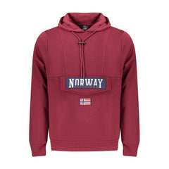 Norway 1963 Viola Cotton Men's Hooded Sweatshirt