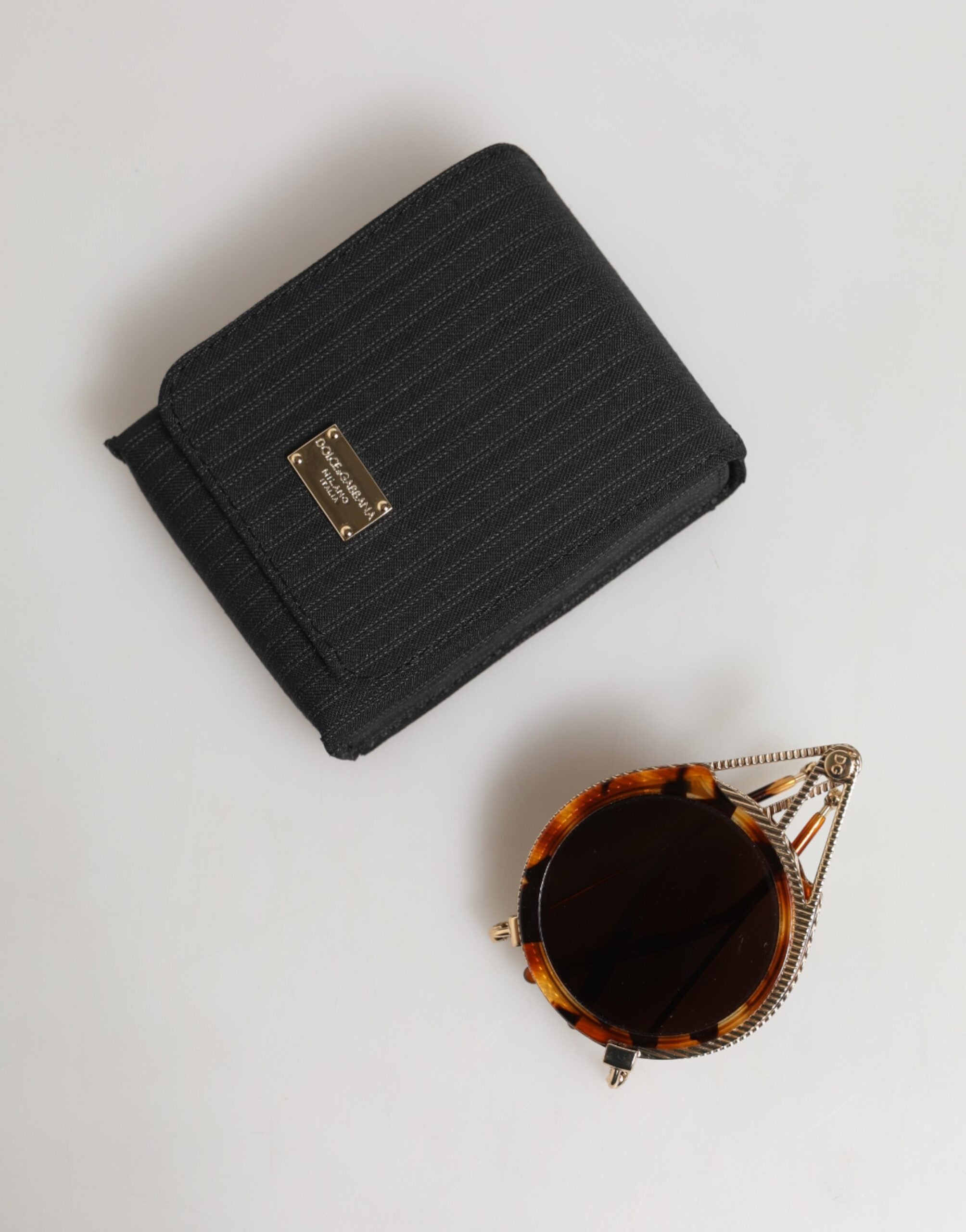 Dolce & Gabbana Gold Havana Fassung DG Fatto A Mano Sonnenbrille
