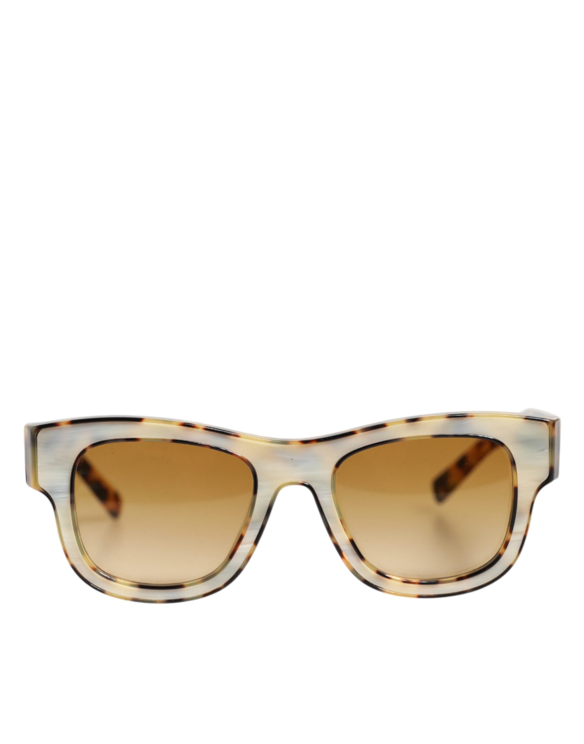 Dolce & Gabbana DG4379F Sonnenbrille mit weißem Schildpatt-Verlauf aus Acetat