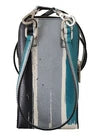 Dolce & Gabbana Blaue Leder Umhängetasche mit Handytasche und Kartenfächern