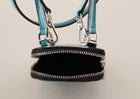Dolce & Gabbana Blauw Lederen Crossbody Nekkoord Kaartvak Telefoonhoesje