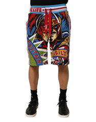 Dolce & Gabbana Multicolor Captain Sicily Heren Bermuda Shorts