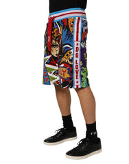 Dolce & Gabbana Multicolor Captain Sicily Heren Bermuda Shorts