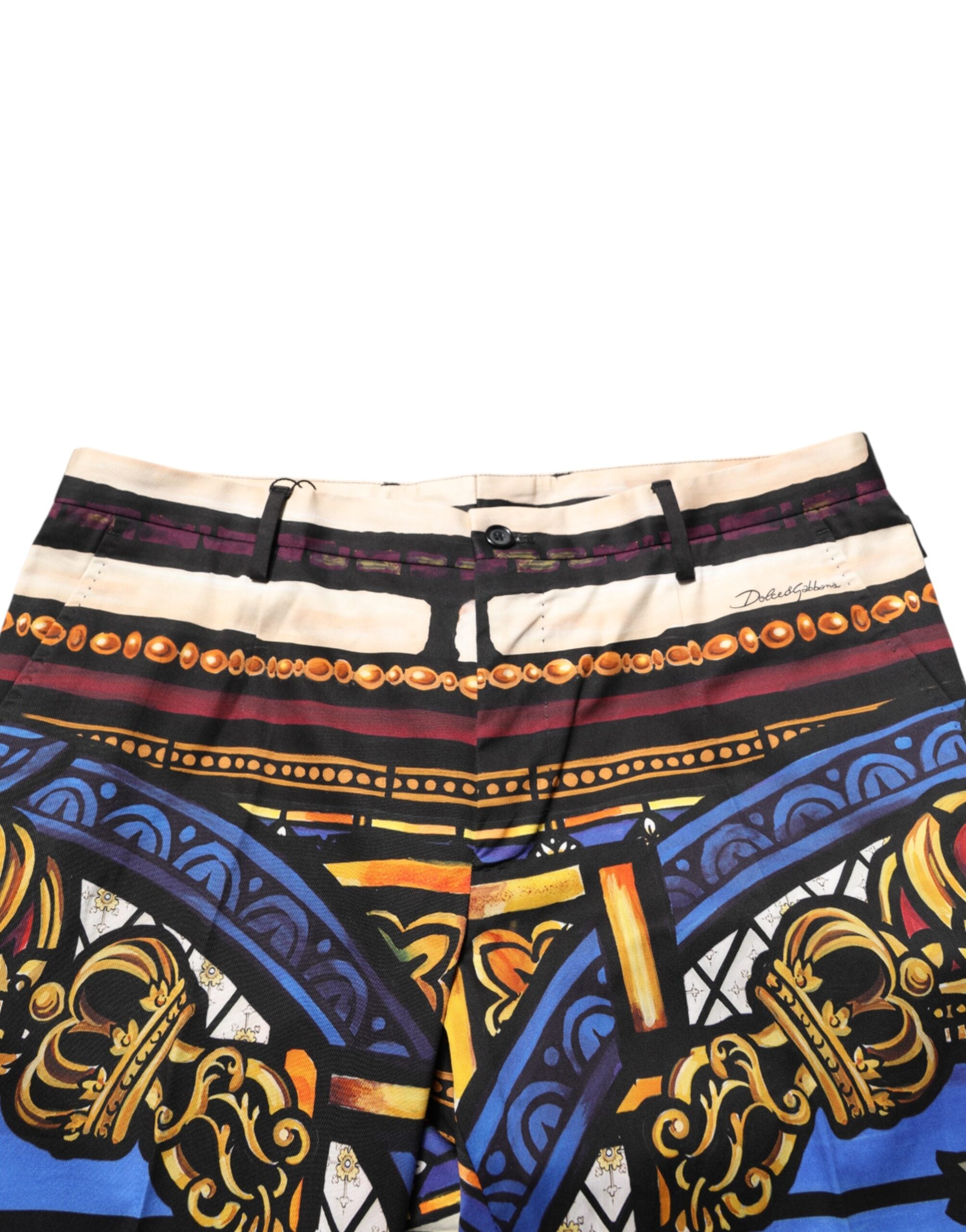 Dolce & Gabbana Multicolor Julia Cäsar Print Tapered Pants