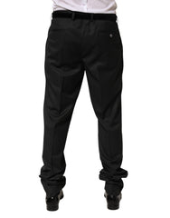Dolce & Gabbana Schwarze Anzughose aus Wolle für Herren