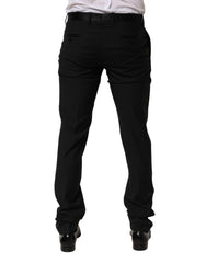 Dolce & Gabbana Schwarze Anzughose aus Wolle für Herren