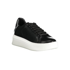Gaelle Paris Zwart Polyurethaan Dames Sneaker