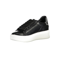 Gaelle Paris Zwart Polyurethaan Dames Sneaker