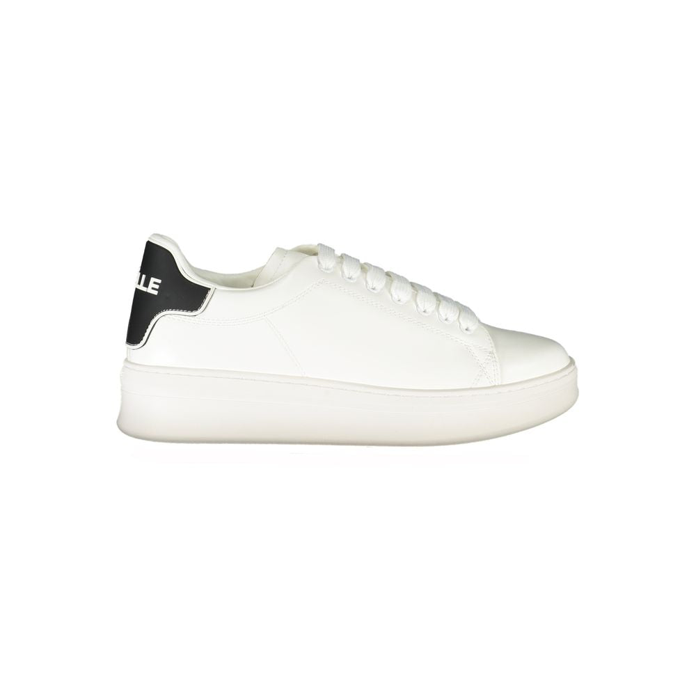 Gaelle Paris Bianco Polyurethan Herren-Sneaker