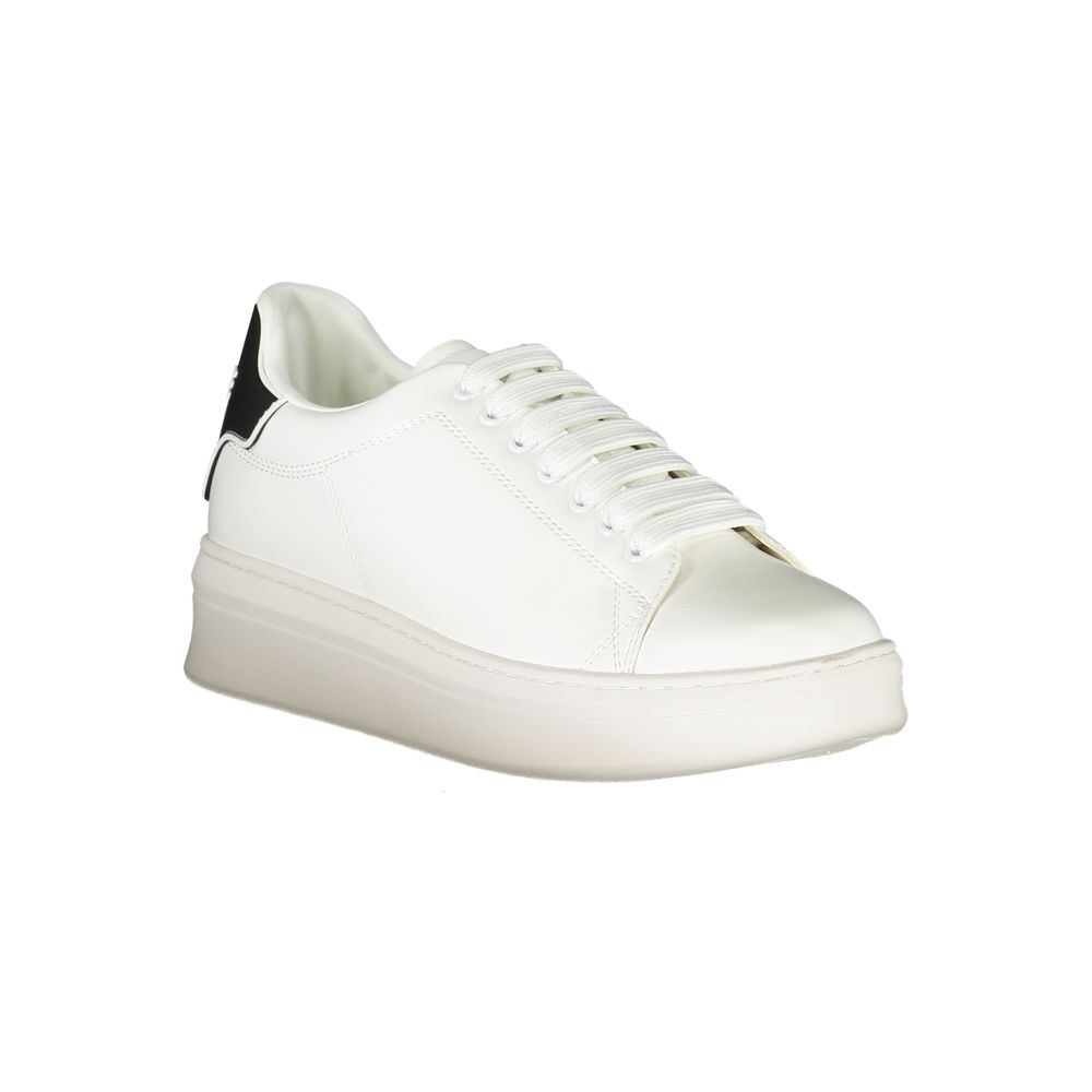 Gaelle Paris Bianco Polyurethan Herren-Sneaker