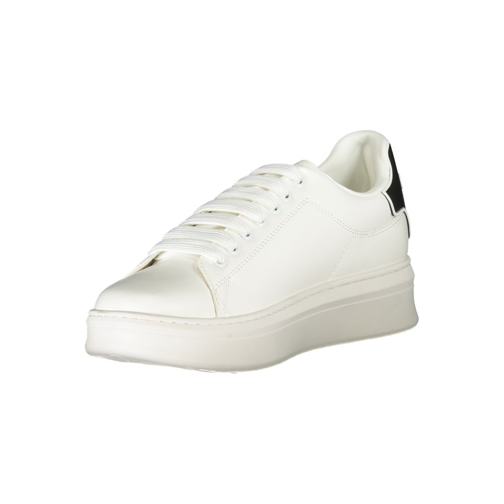Gaelle Paris Bianco Polyurethan Herren-Sneaker