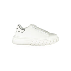 Gaelle Paris weißer Sneaker für Damen aus Polyurethan