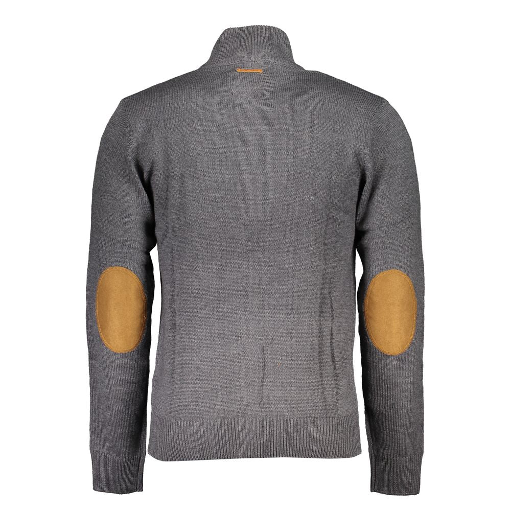 Gianmarco Venturi Gray Cotton Sweater