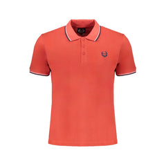 Gianmarco Venturi Red Cotton Polo Shirt