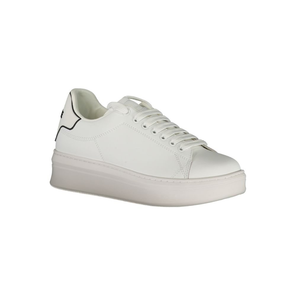 Gaelle Paris Bianco Poliuretano Damen-Sneaker