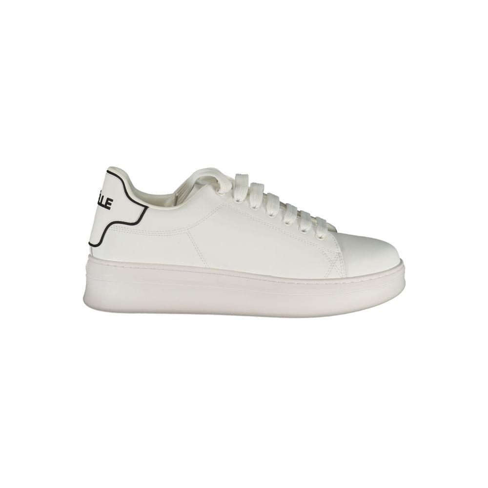 Gaelle Paris Bianco Polyurethan Herren-Sneaker