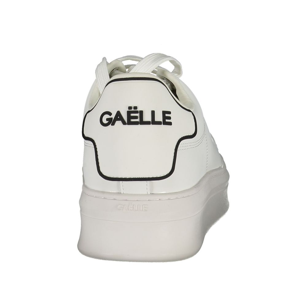 Gaelle Paris Bianco Polyurethan Herren-Sneaker