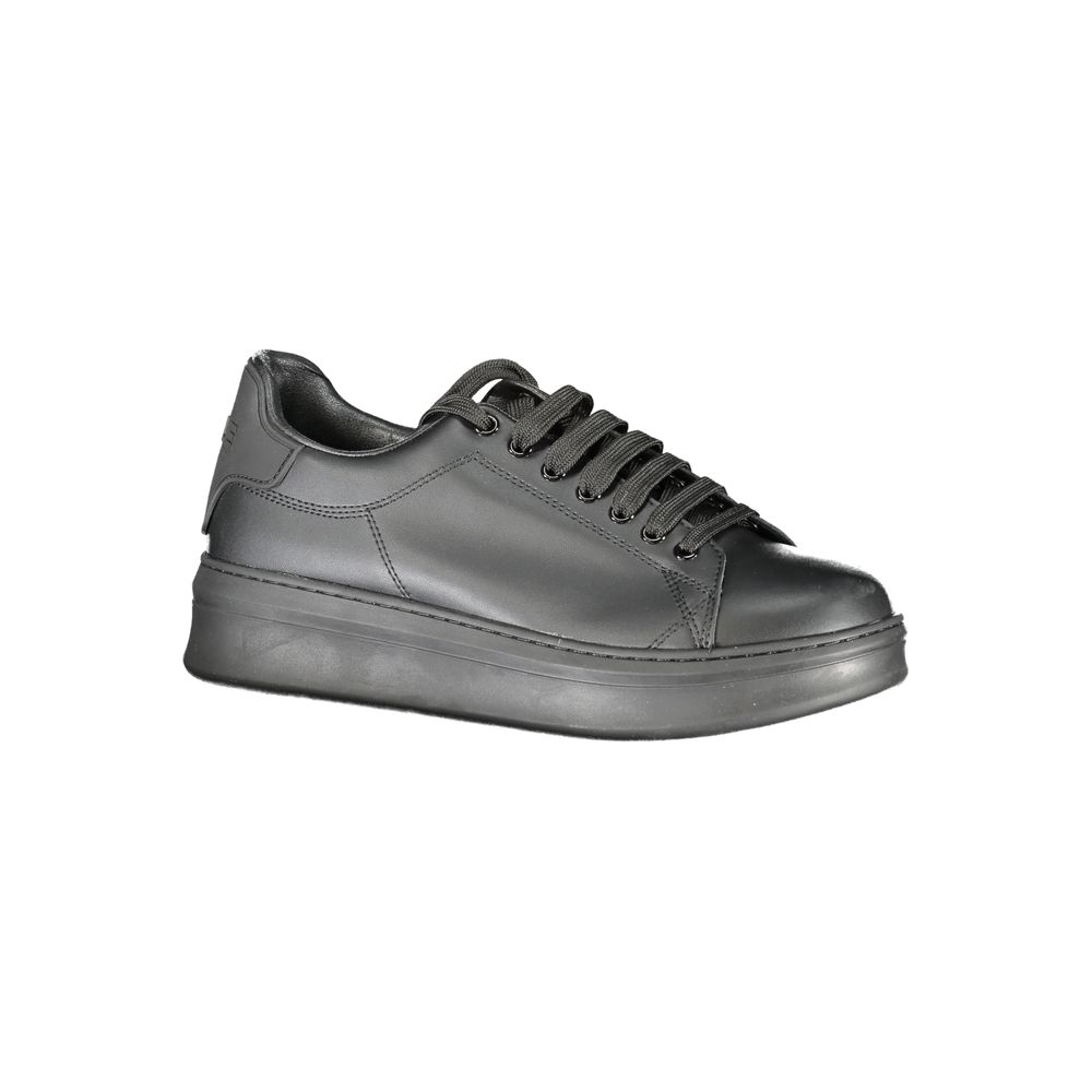 Gaelle Paris Schwarze Sneaker aus Polyurethan für Herren