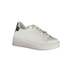Gaelle Paris Bianco Poliuretano Damen-Sneaker