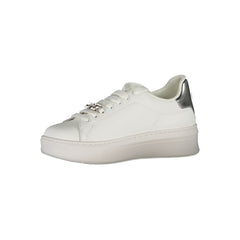 Gaelle Paris Bianco Poliuretano Damen-Sneaker