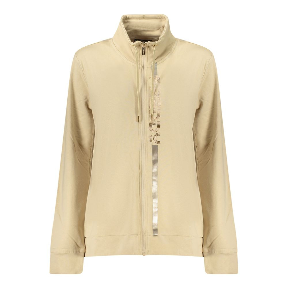 Freddy Damen Sweatshirt aus beiger Baumwolle