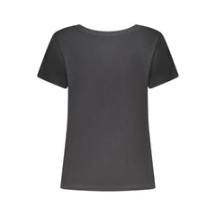 Freddy Black Cotton Women T-Shirt