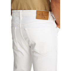 Calvin Klein Jeans Weiße Skinny Jeans aus Baumwolle