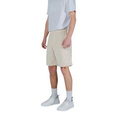 EA7 Emporio Armani Beige Katoenen Bermuda Shorts