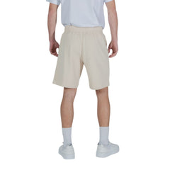 EA7 Emporio Armani Beige Katoenen Bermuda Shorts