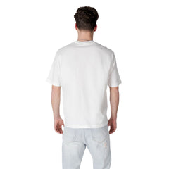 Armani Exchange Wit Katoenen T-shirt