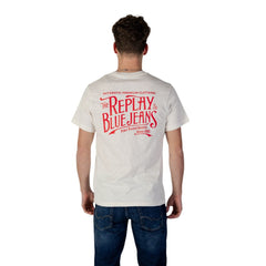 Replay Crème Katoenen Sportkleding