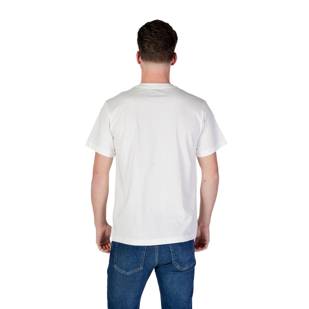 Replay Weißes Baumwoll-T-Shirt